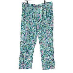 Lilly Pulitzer Men's Dive Bar Pajama Pants Lounging Drawstring Cotton Size XXL